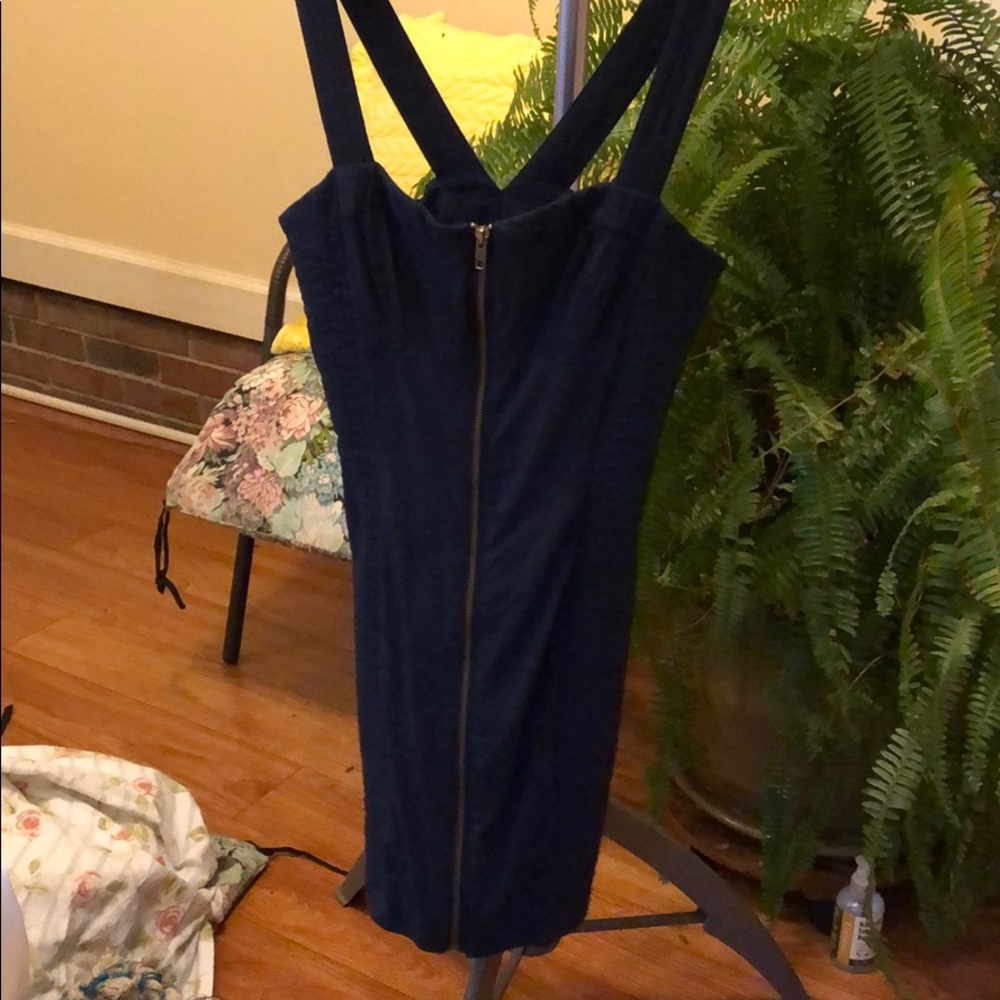Summer zip up dress, hits above the knee, not mini